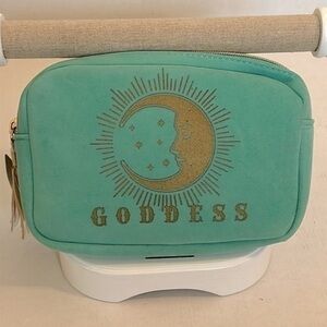 Tiffany Blue Goddess pouch wristlet